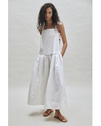 Free People - Making Mends Apron Midi Dress - Lyst