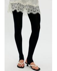 Free People - Lia Stirrup Tights - Lyst