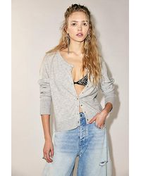 Free People - Nocturnal Solid Cardi - Lyst