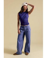 Free People - Yours Truly Low-Rise Cargo Chino Pants - Lyst
