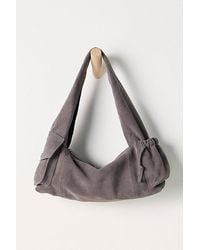 Free People - Soto East West Suede Shoulder Bag - Lyst