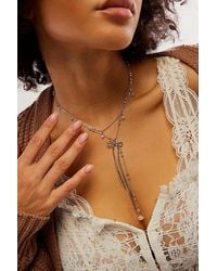 Free People - Dearly Beloved Bow Necklace - Lyst