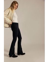 Free People - Level Up Slit Slim Flare Jeans - Lyst