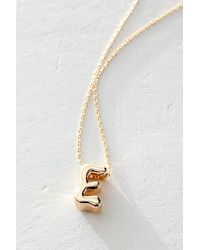 Free People - Bubble Monogram Necklace - Lyst