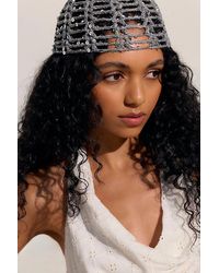 Free People - Mila Sequin Disco Crochet Skull Cap - Lyst
