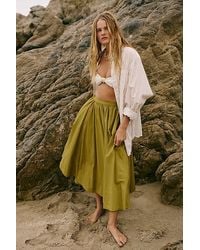 free-est - Lowen Midi Skirt By - Lyst