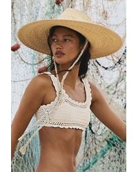 Free People - So Coastal Wide Brim Hat - Lyst