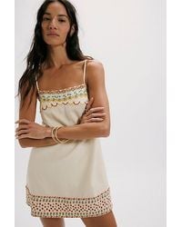chinese dress ladies Love Is Alive Lace Mini Dress Blue