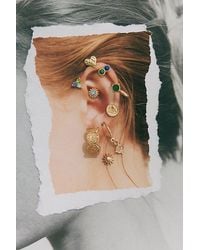 Free People - Teeny Tiny Mega Stud Earring Set - Lyst