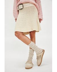 Free People - Fallon Fringe Mules - Lyst