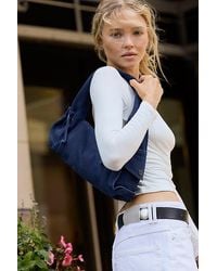 Free People - Soto East West Suede Shoulder Bag - Lyst