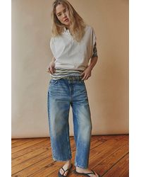 Free People - Deep Trance Dropped Boyfriend Jeans - Lyst