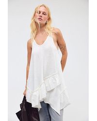 Free People - Reverie Ruffle Tank Top - Lyst