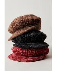 Free People - Loui Sweater Cadet Hat - Lyst