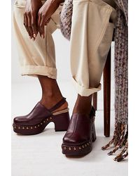 Free People - Autumn Studded Platform Clogs - Lyst