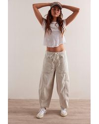 Free People - Silverton Puddle Barrel Jeans - Lyst