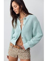 Free People - Vienna Knit Cardi - Lyst