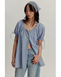 Free People - Farley Striped Tunic - Lyst
