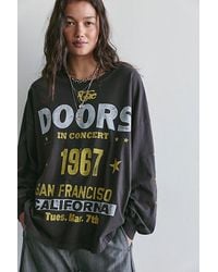 Daydreamer - The Doors Gig Poster Oversized Long Sleeve Tee - Lyst