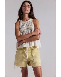 Free People - Moxie Barrel Shorts - Lyst