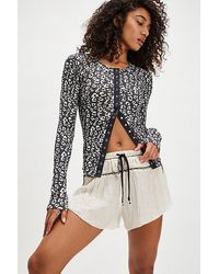 Free People - Going Places Printed Cardi - Lyst