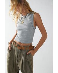 Free People - Kate Tee Top At Free People In Heather Grey, Size: Xs - Lyst