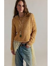 Free People - Opal Rollneck Knit Jumper - Lyst