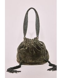 Free People - Valentina Velvet Pouch - Lyst