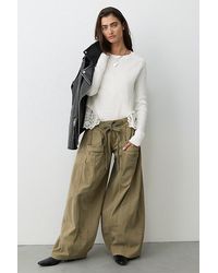 Free People - Take Shape Wide Taper Pants - Lyst