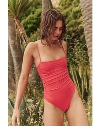 Belle Anna - The Ruched Maillot One-Piece Swimsuit - Lyst