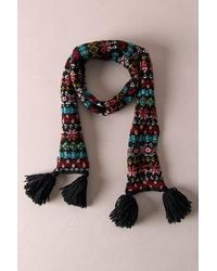 French Knot - River Skinny Scarf By - Lyst