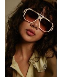 Free People - Corfu Oversized Aviator Sunglasses - Lyst