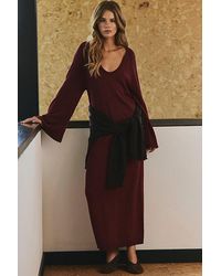 free-est - Frances Sweater Maxi Dress By - Lyst
