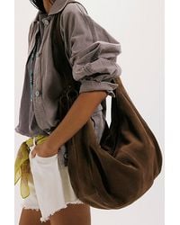 Free People - Roma Suede Tote Bag - Lyst