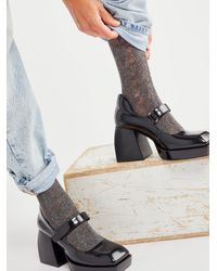 Free People Encore Checkered Tights 