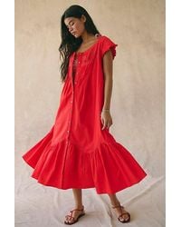 free-est - Aster Midi Dress By - Lyst