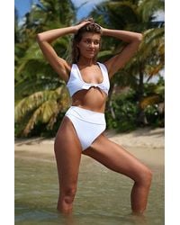 Beach Riot - Solid Highway Bikini Bottoms At Free People In White, Size: Xs - Lyst