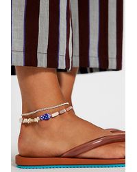 Free People - Celia Anklet - Lyst