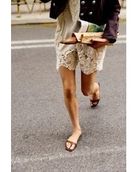 Jeffrey Campbell - Wedgie Thong Sandals By - Lyst