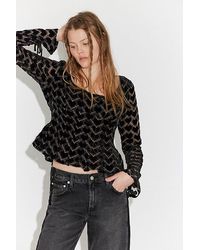 Free People - Rose And Thorn Blouse - Lyst