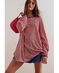 Free People - Veronica Stripe Tee - Lyst