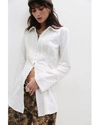 Free People - Kate Button Down Top - Lyst