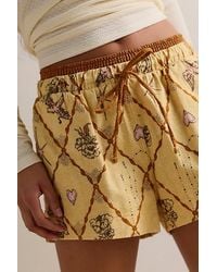 Intimately By Free People - Late Checkout Flannel Boxers - Lyst
