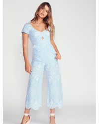 Free People Crave You Jumpsuit - Blue