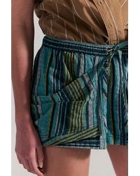 Free People - Good Fortune Stripe Shorts - Lyst
