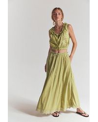 Free People - Madelyn Cotton Maxi Skirt Set - Lyst