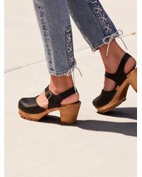 Free people black clogs Clearance
