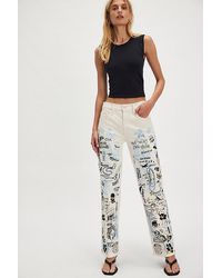 Mother - The Mid Rise Rambler Zip Nerdy Jeans - Lyst