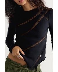 Free People - Piece By Piece Cuff Top - Lyst