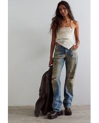 Free People - We The Free Shelby Low-Rise Boyfriend Jeans - Lyst
